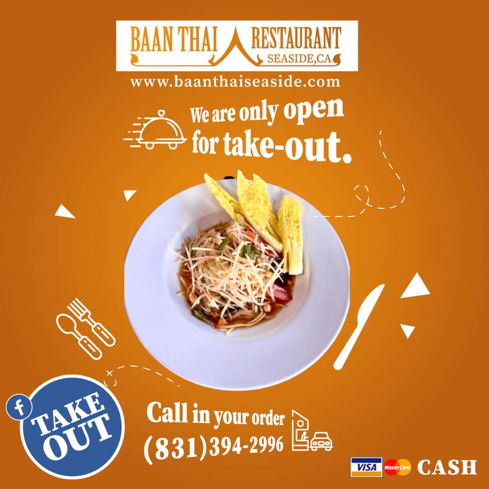 Baan Thai Restaurant 1760 Fremont Blvd F1, Seaside