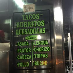 Los Alteños Taqueria Menu