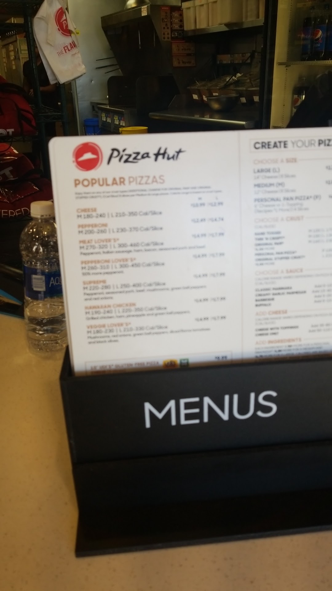 Pizza Hut Menu