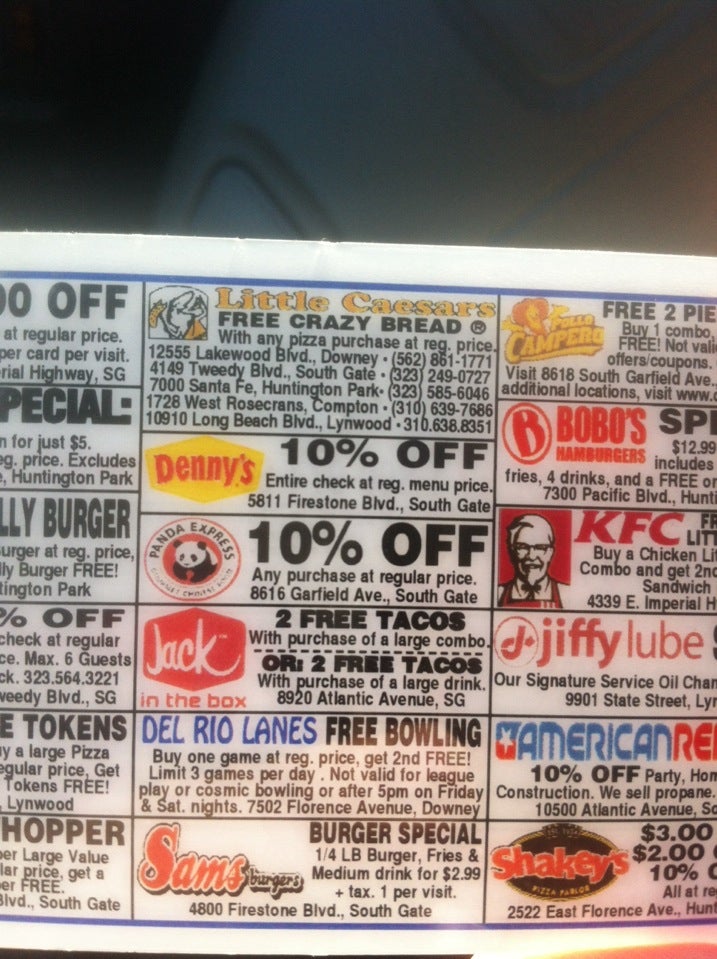 Little Caesars Pizza Menu