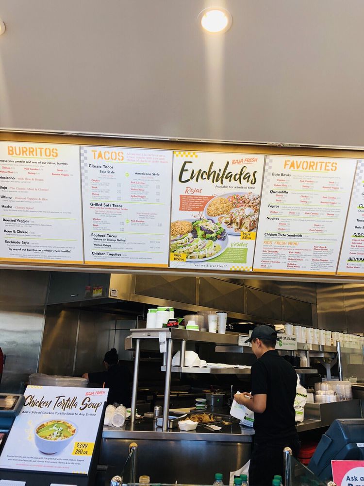 Baja Fresh 1101 1/2 Fair Oaks Ave, South Pasadena