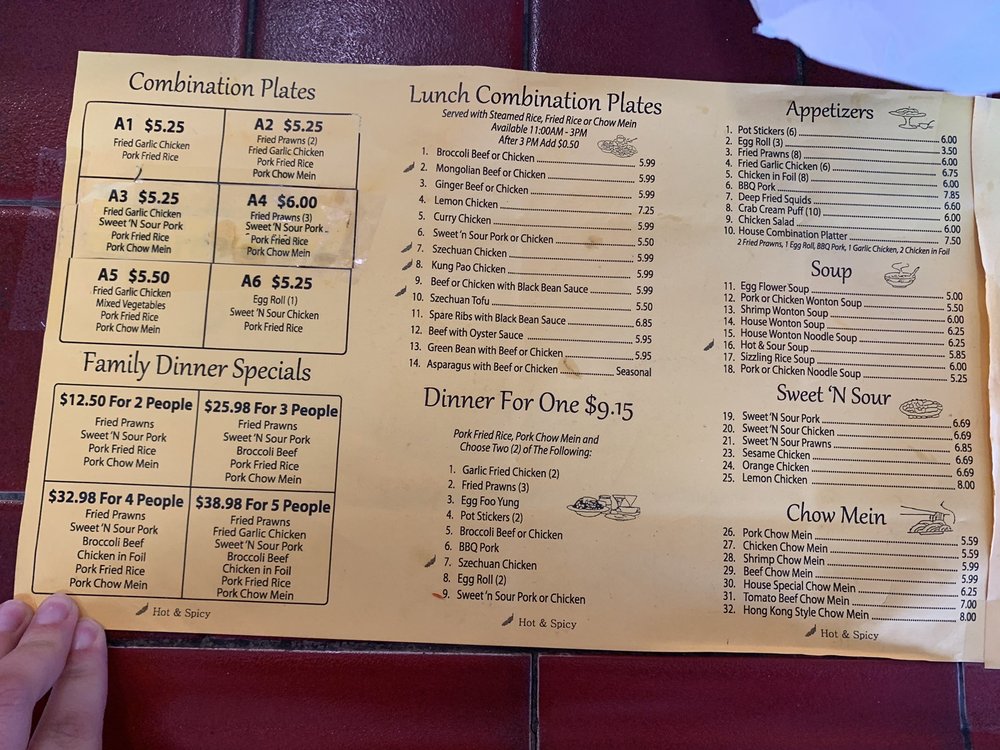 Chow To Go Chinese Restaurant 3255 W Hammer Ln # 19, Stockton