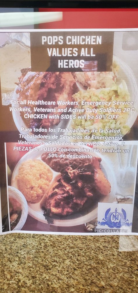 Pop's Chicken 11354 Saticoy St, Sun Valley