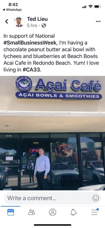 Beach Bowls Acai Cafe 2370 Crenshaw Blvd, Torrance