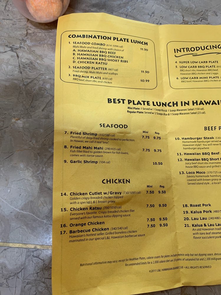 L&L Hawaiian Barbecue 1668 Decoto Rd, Union City