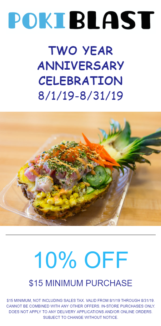 Poki Blast 316 S California Ave, West Covina