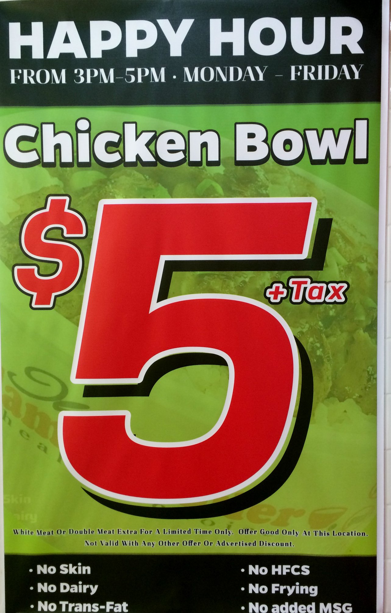 The Flame Broiler 16300 Beach Blvd D, Westminster
