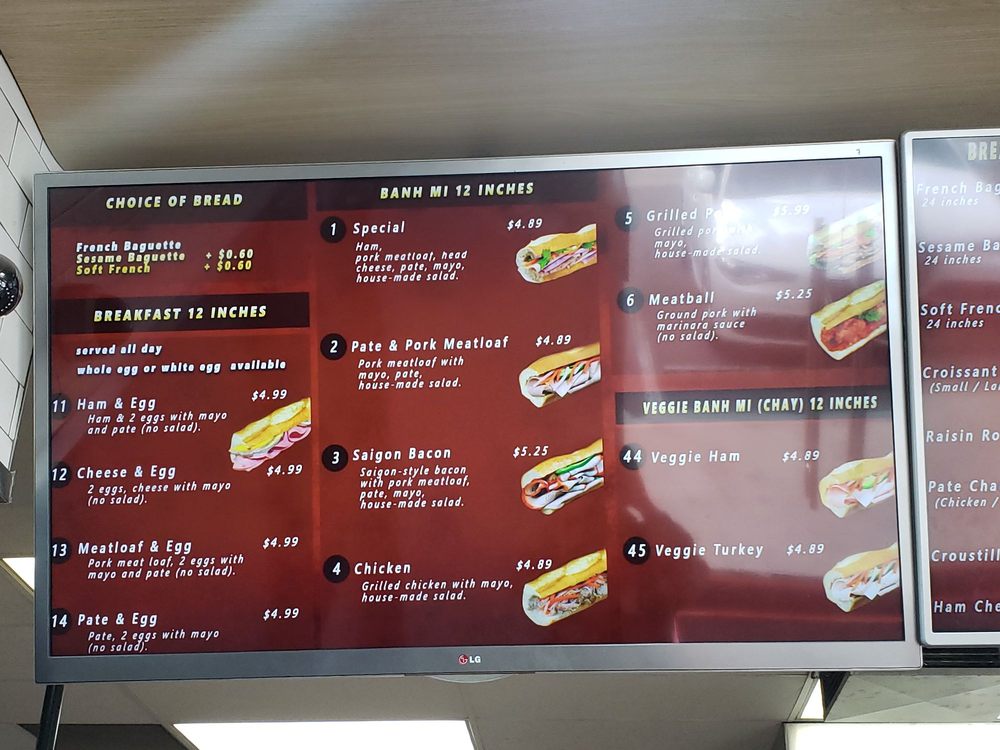 Mr Baguette Sandwiches 9411 Bolsa Ave, Westminster