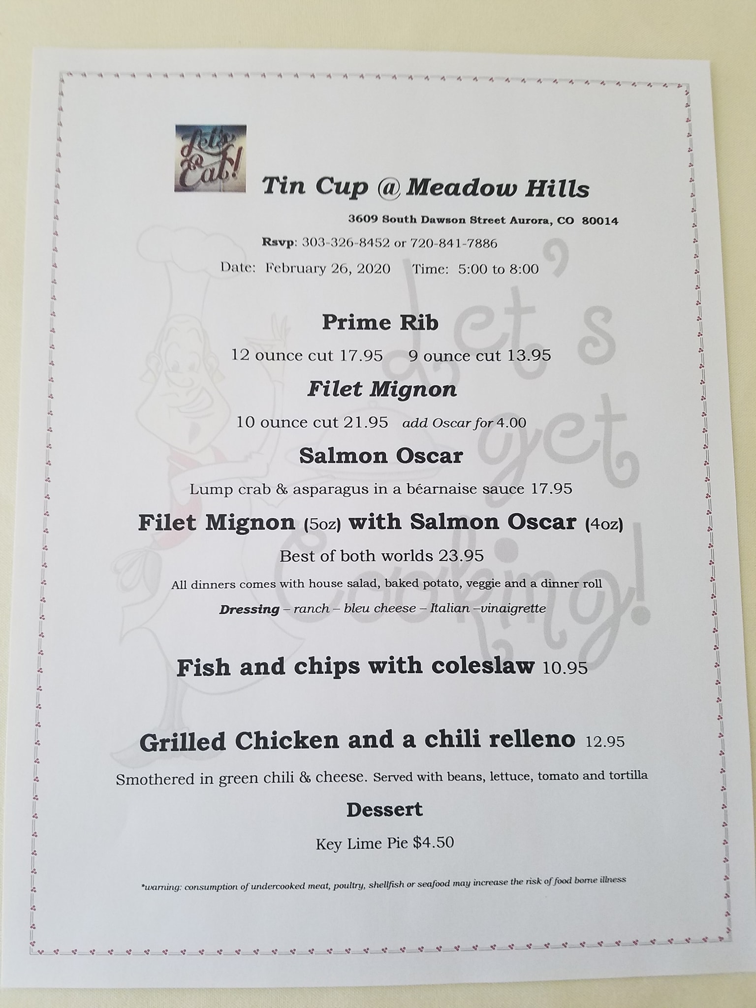 Tin Cup Bar & Grill - Aurora Hills 50 S Peoria St, Aurora