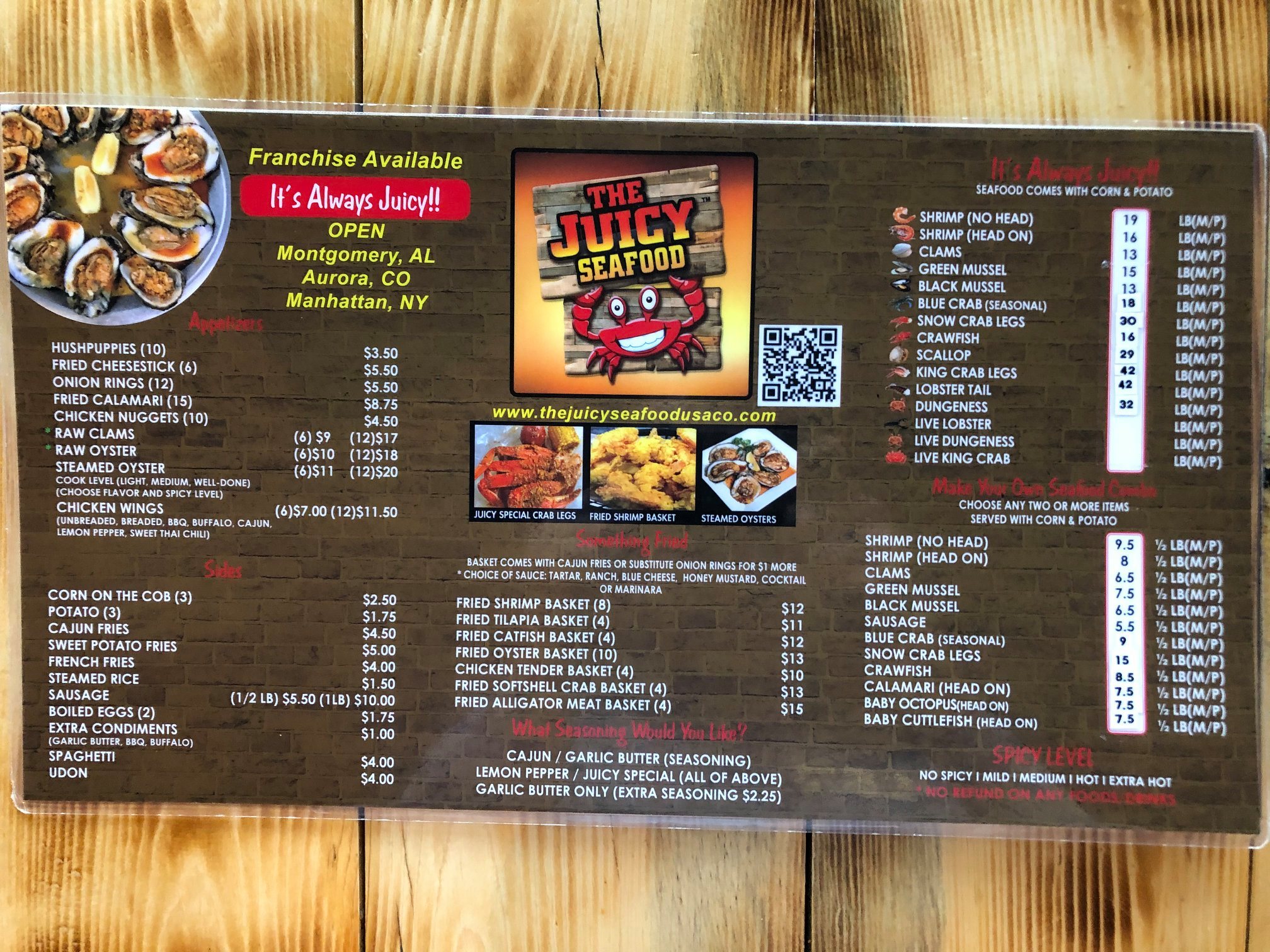 The Juicy Seafood 2727 S Parker Rd, Aurora