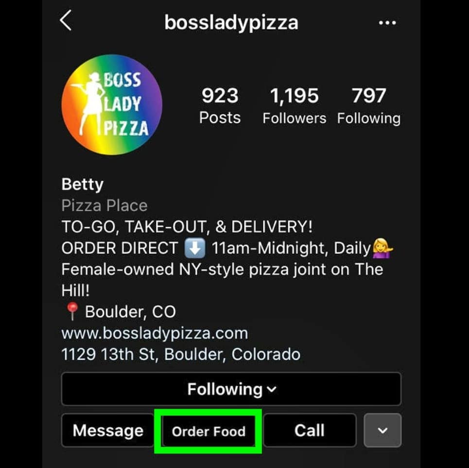 Boss Lady Pizza 1129 13th St, Boulder