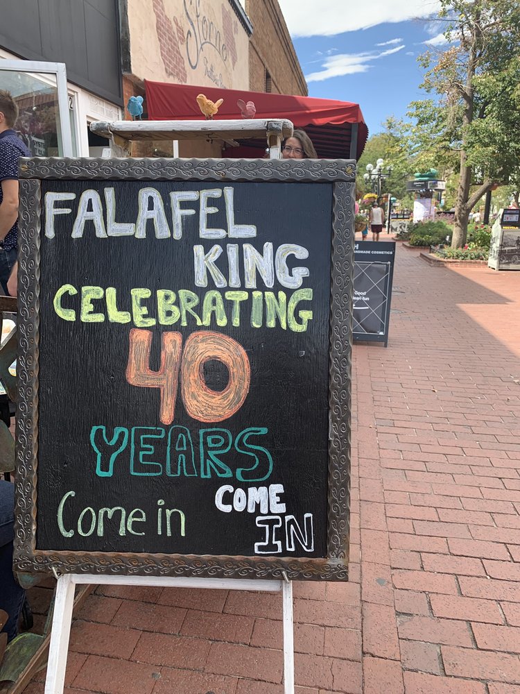 Falafel King Restaurant 1314 Pearl St, Boulder