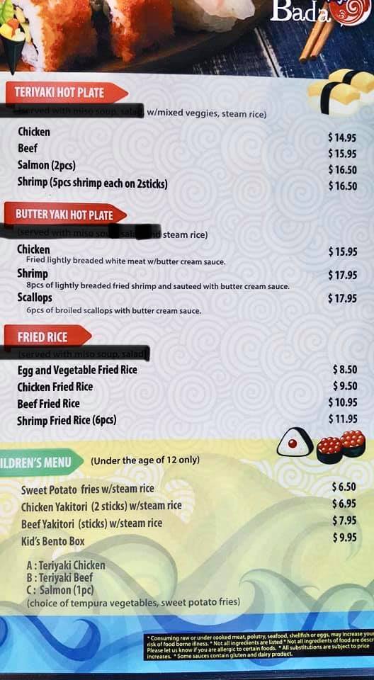 Bada Japanese Restaurant 2777 Janitell Rd, Colorado Springs