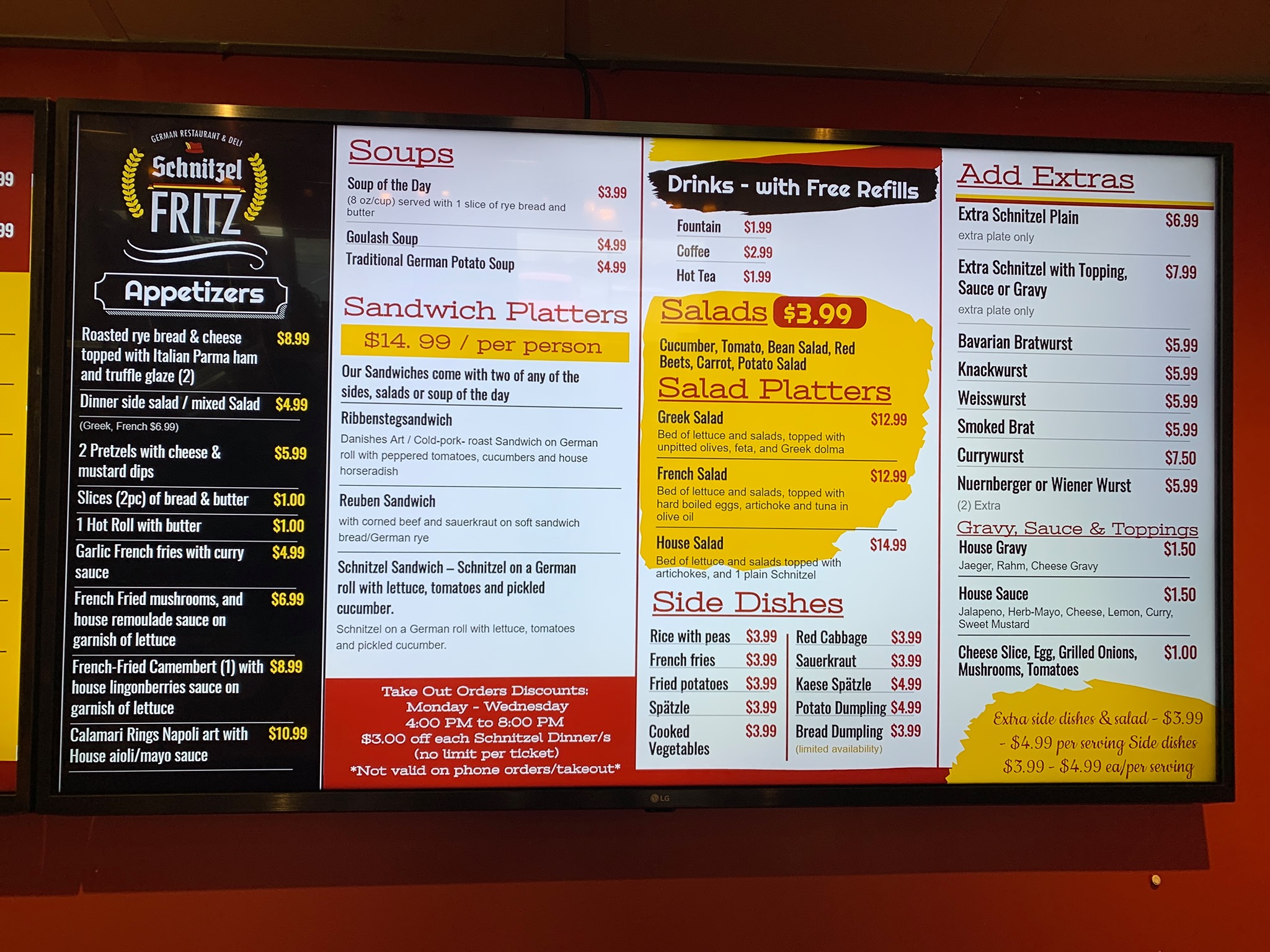 Schnitzel Fritz 4037 Tutt Blvd, Colorado Springs