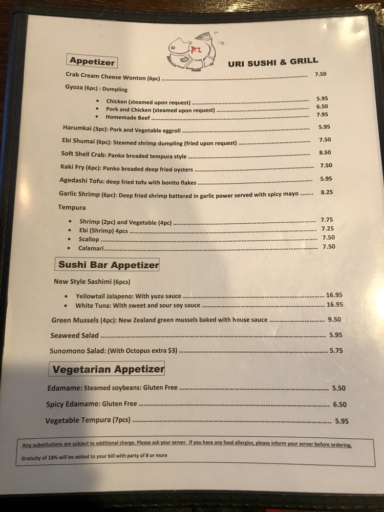 Uri Sushi & Grill 3322 E Fountain Blvd, Colorado Springs
