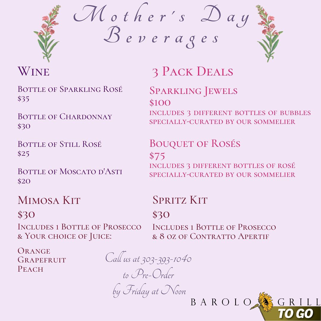 Barolo Grill 3030 E 6th Ave, Denver