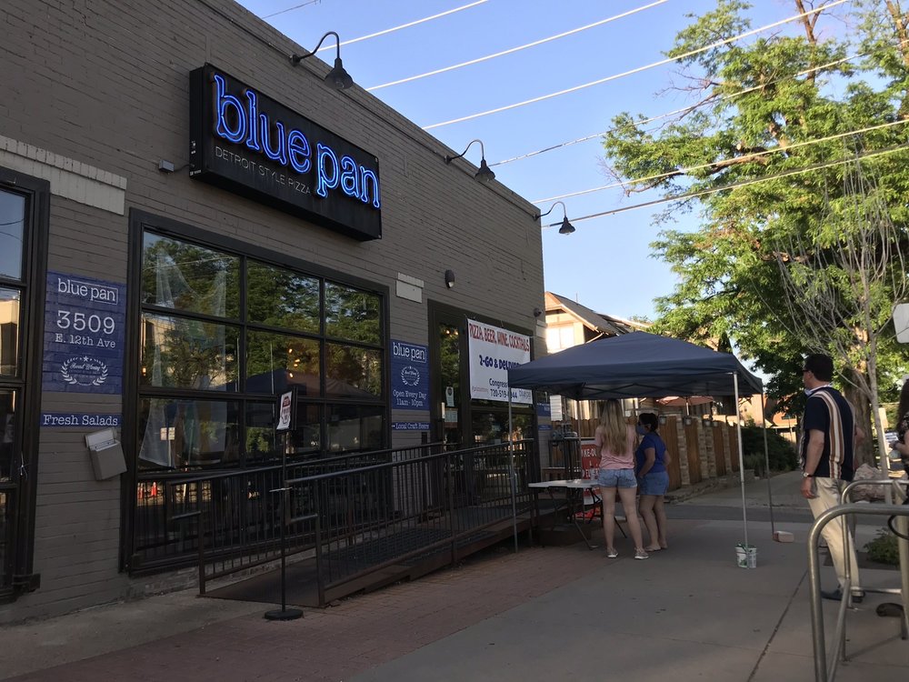 Blue Pan Pizza Congress Park 3509 12th Ave, Denver