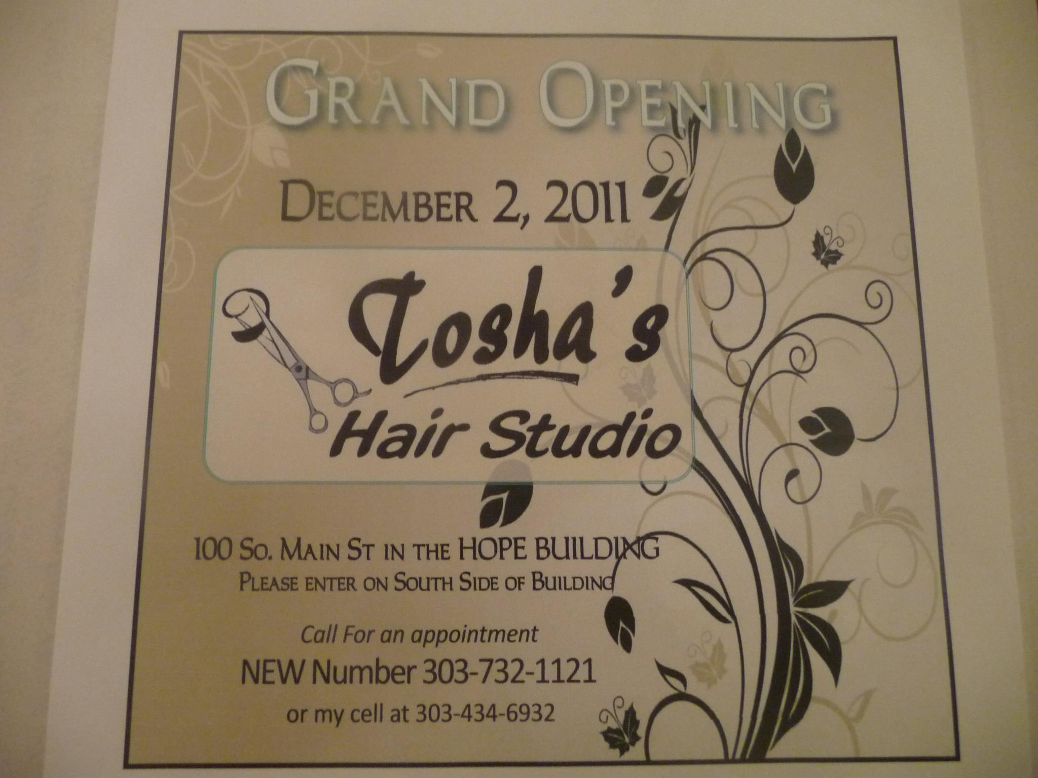 Tosha's Hair Studio 100 Main St, Keenesburg Colorado 80643