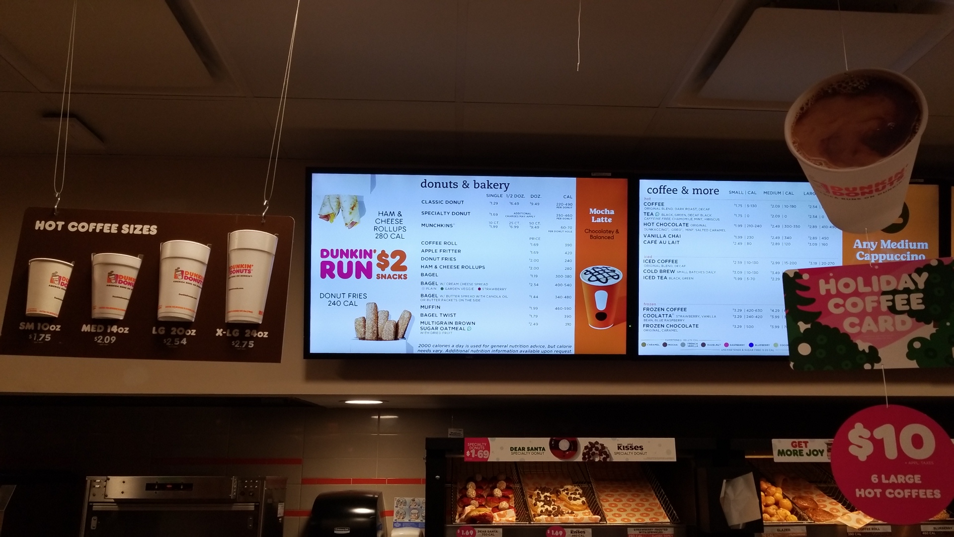 Dunkin' Menu