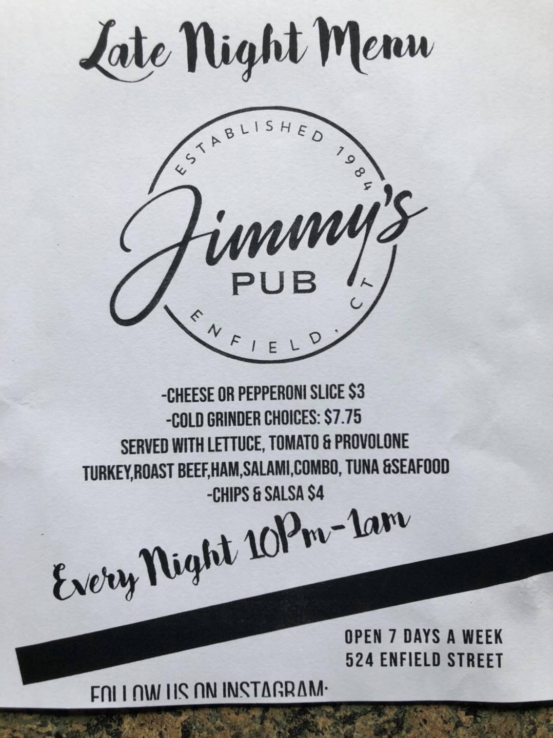 Jimmy's Pub 524 Enfield St, Enfield