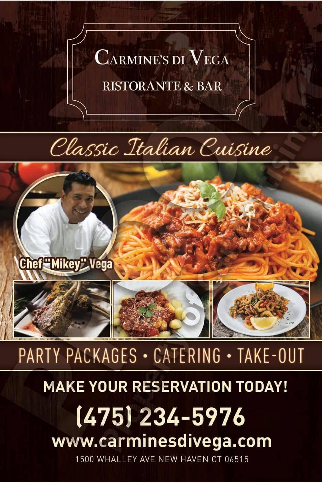 Carmines di Vega 1500 Whalley Ave, New Haven