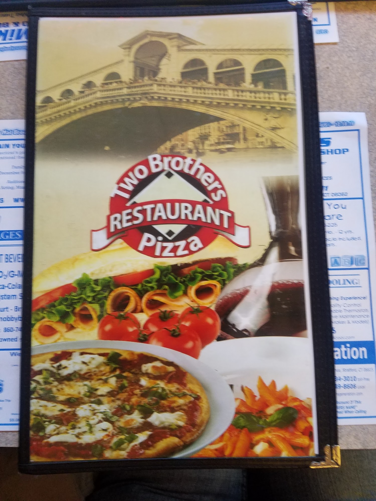 Two Brother's Pizza Restaurant Menu