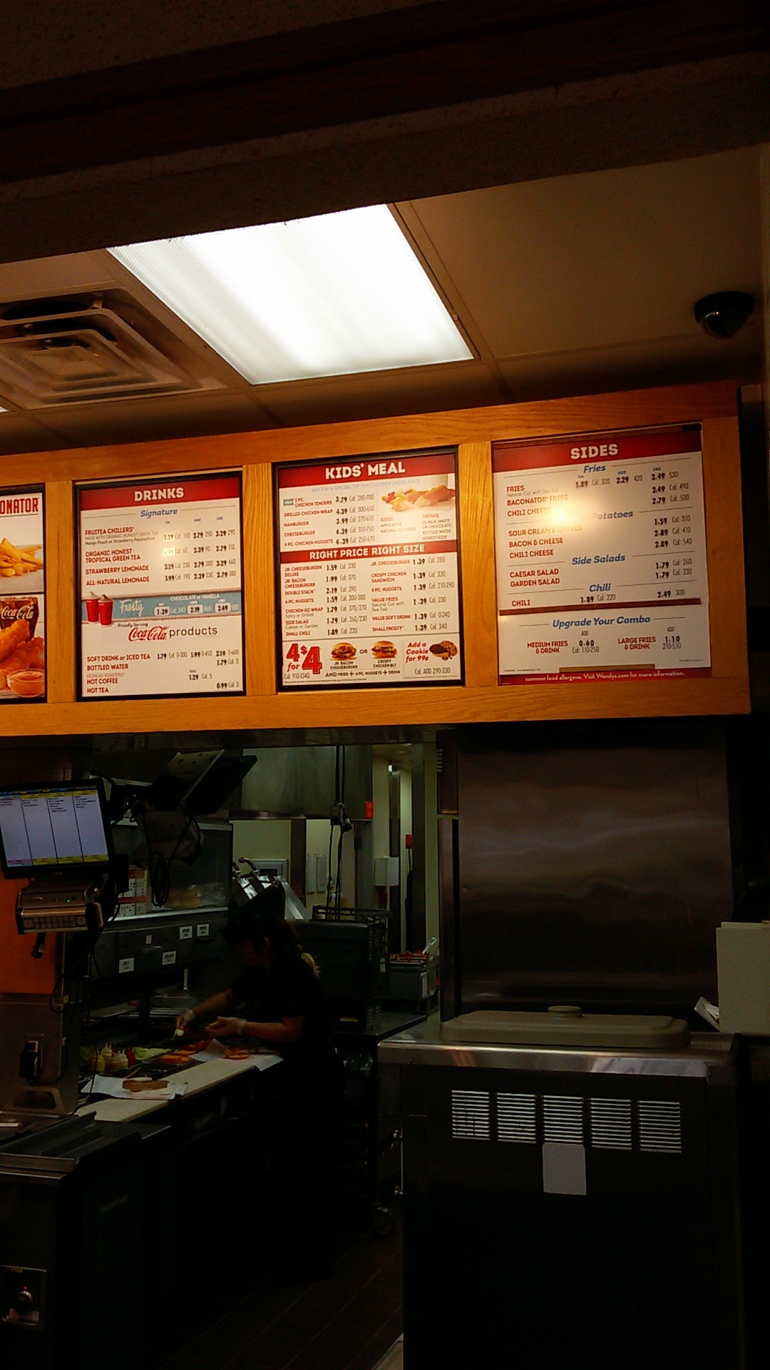 Wendy's Menu