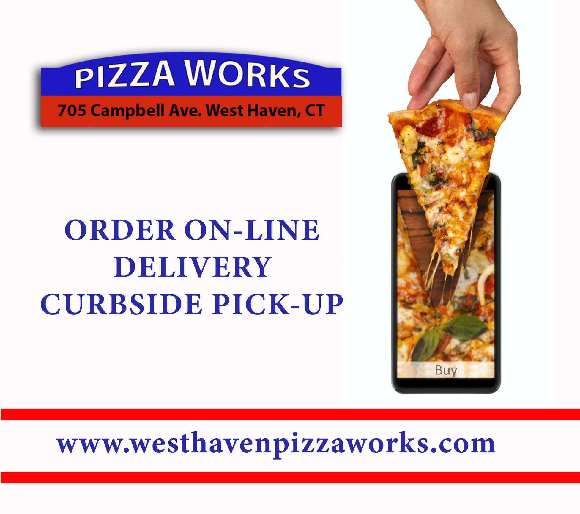Pizza Works 705 Campbell Ave, West Haven