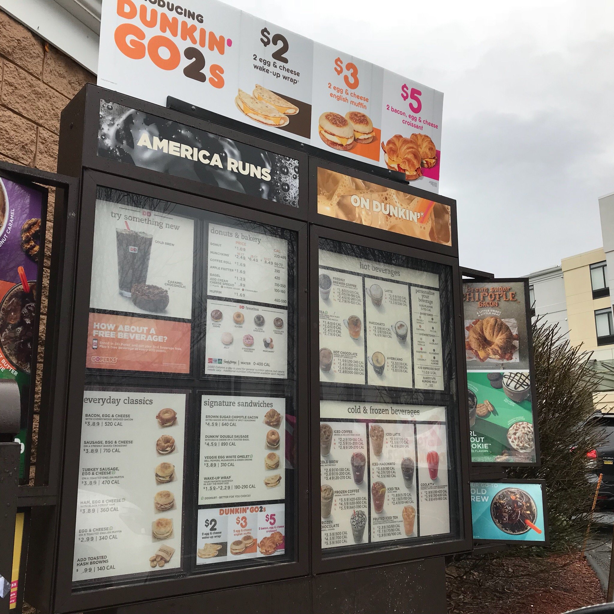 Dunkin' Menu