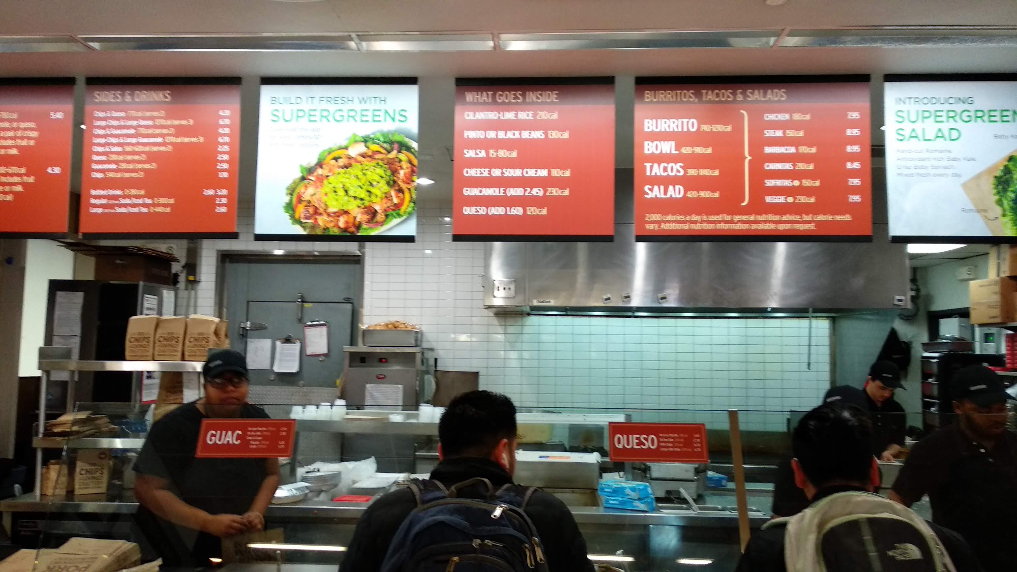 Chipotle Mexican Grill Menu