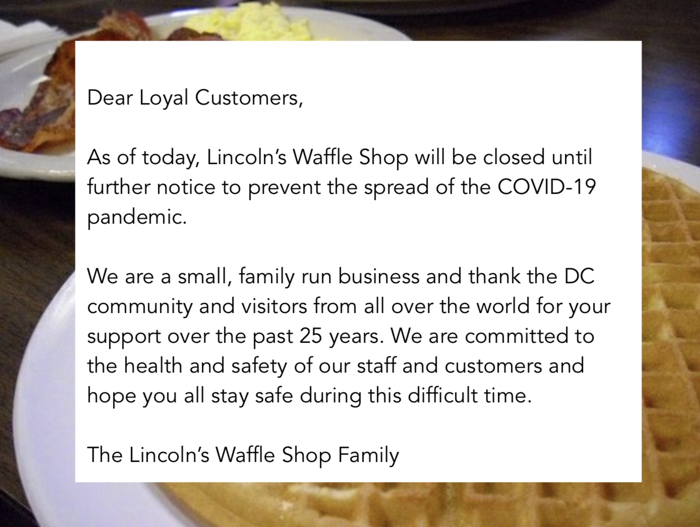 Lincoln's Waffle Shop 504 10th St NW, Washington
