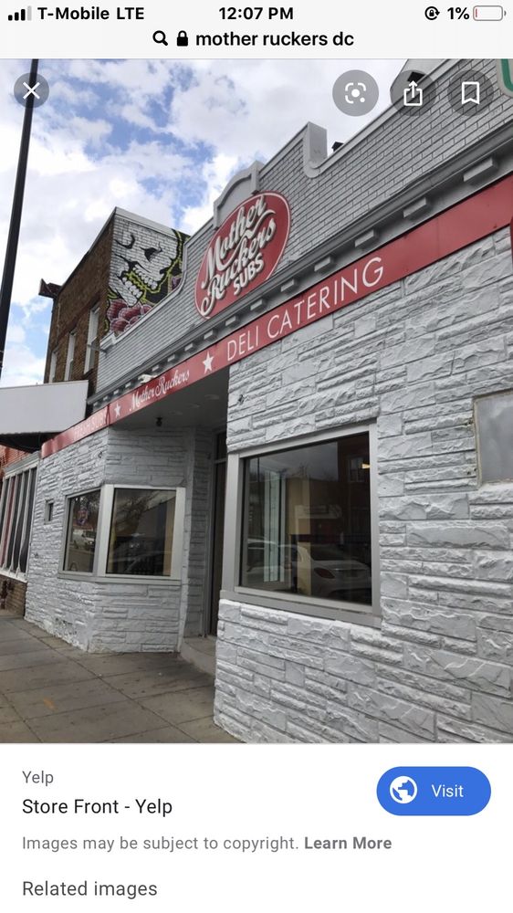 Mother Rucker's Subs 1101 Bladensburg Rd NE, Washington