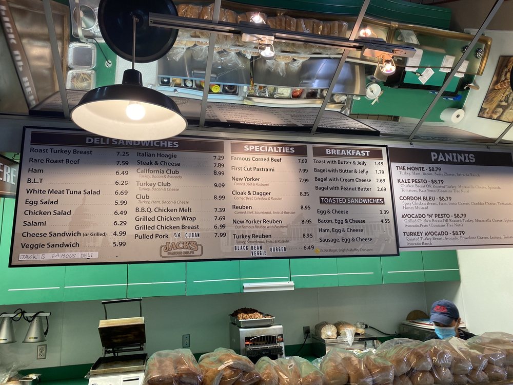 Jack's Famous Deli, Washington Menu, Reviews (83), Photos (42