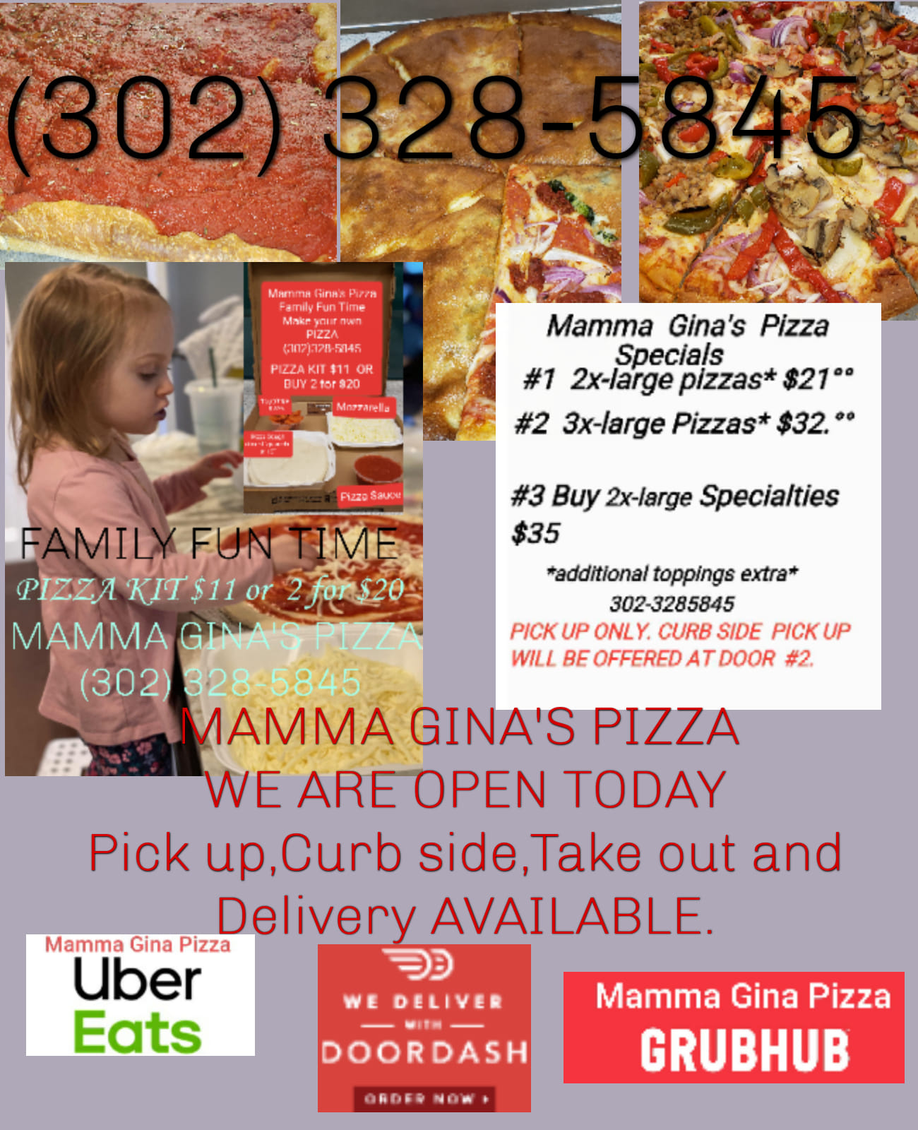 Mamma Gina Pizza 110 N Dupont Hwy, New Castle