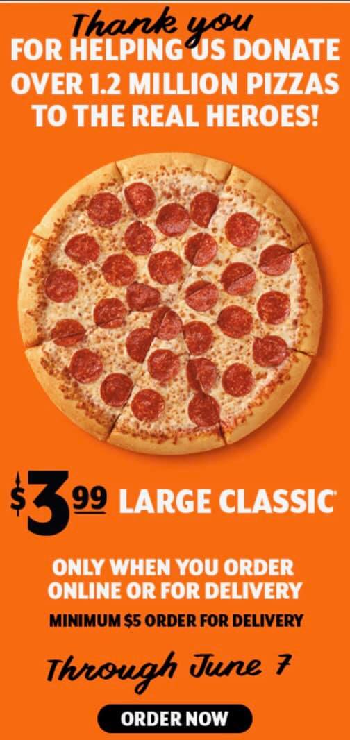 Little Caesars Pizza 1400 N Dupont Hwy, New Castle