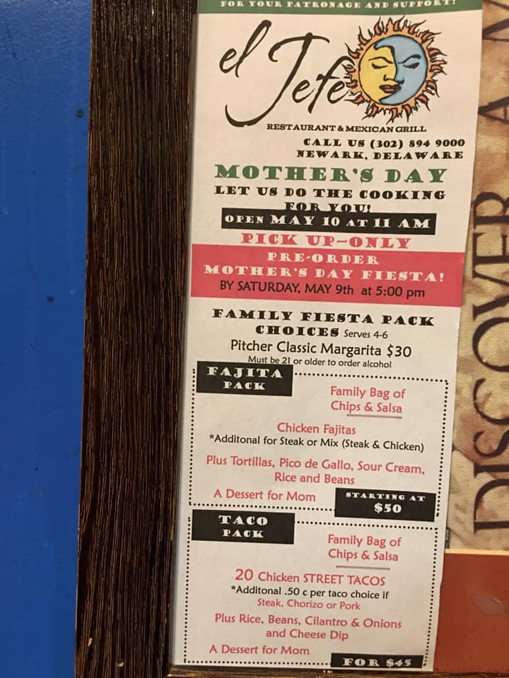 El Jefe Restaurant & Bar 110 Astro Shopping Center, Newark