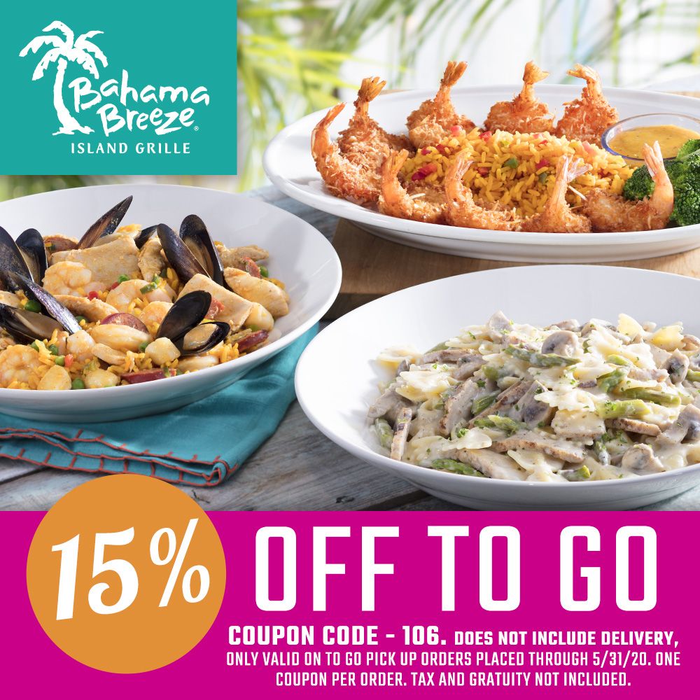 Bahama Breeze 500 Center Blvd S, Newark