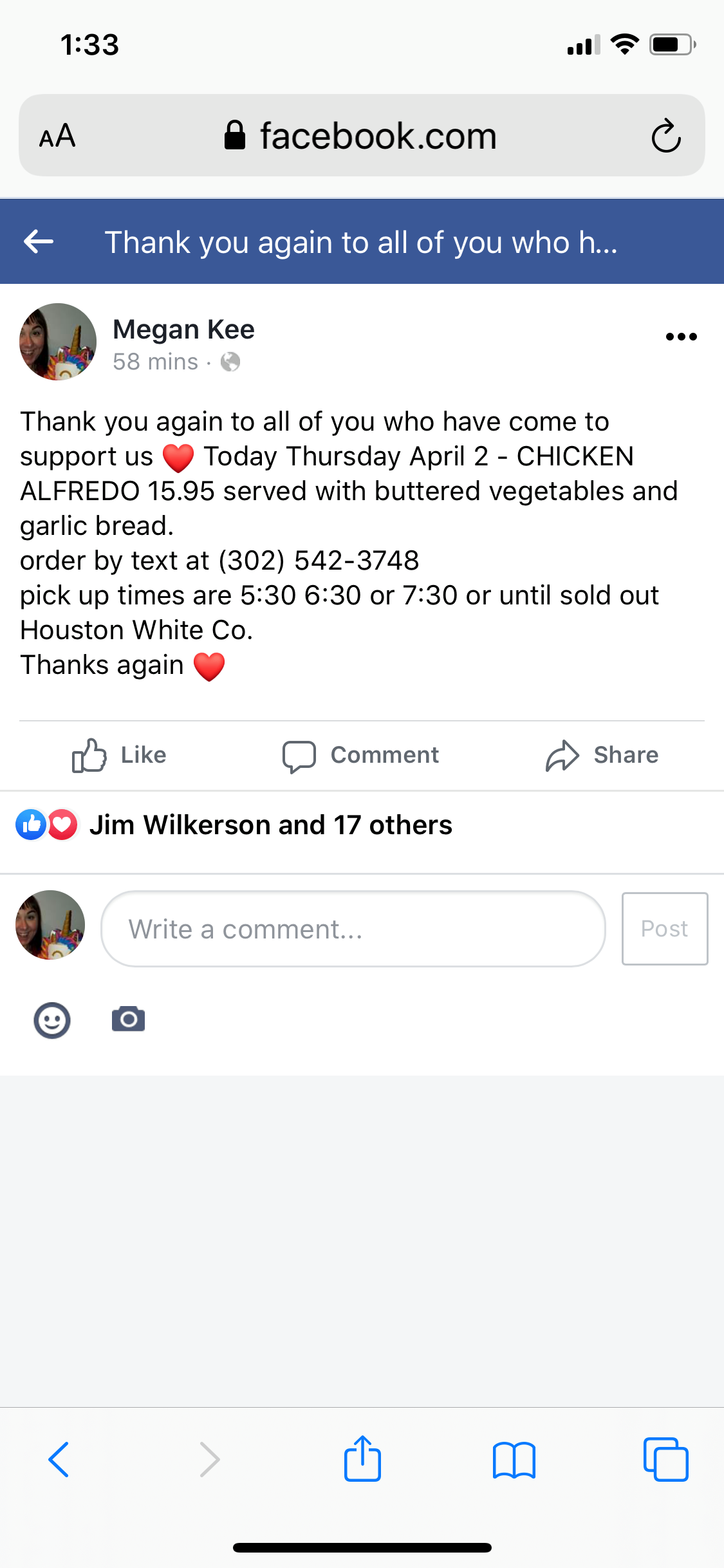 Photo credit: Facebook