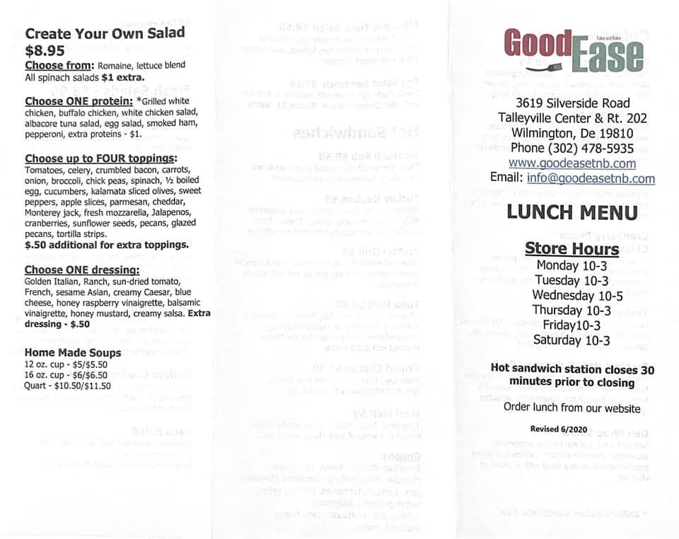GoodEase - Take and Bake 3619 Silverside Rd, Wilmington