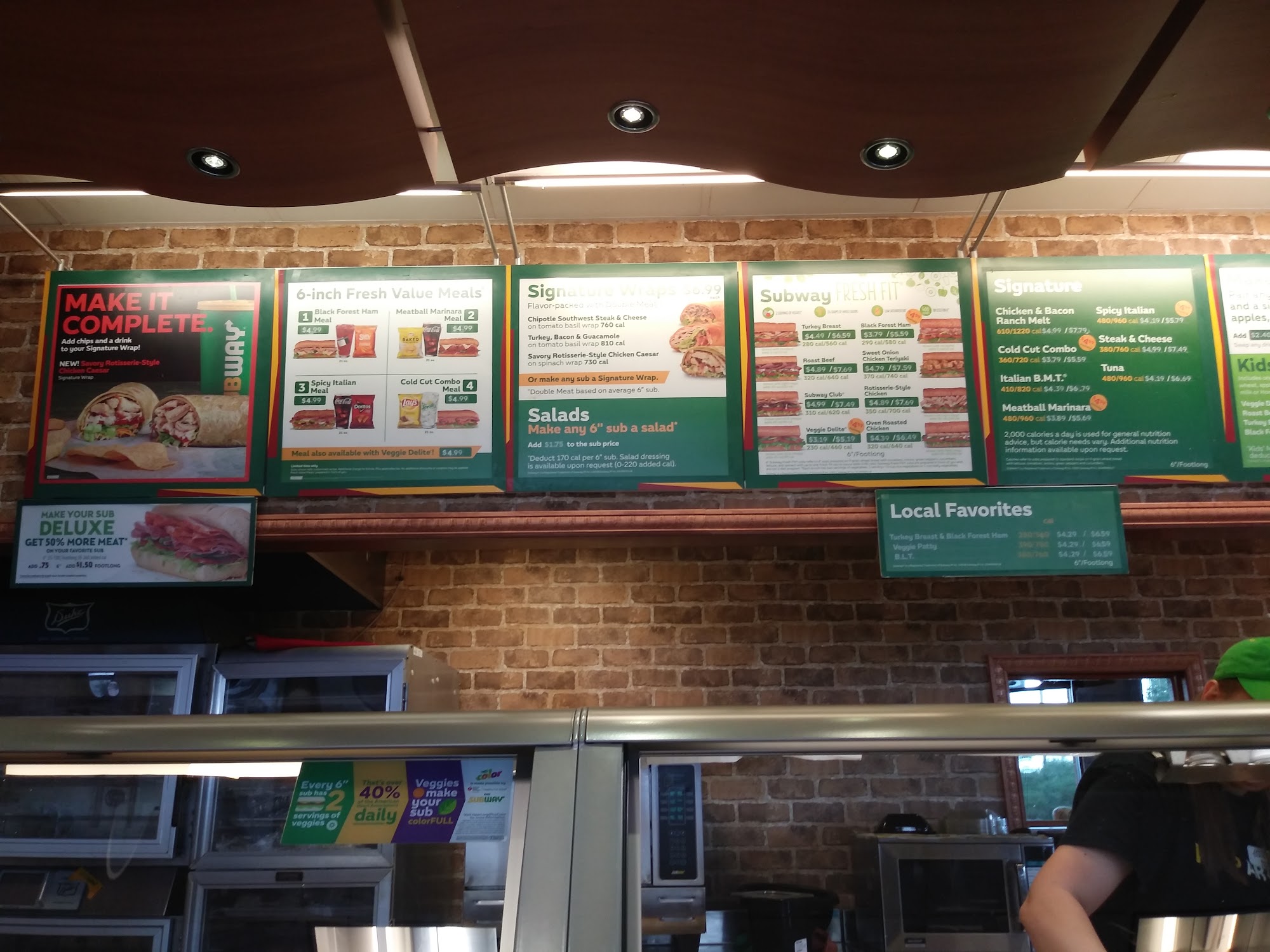 Subway Menu