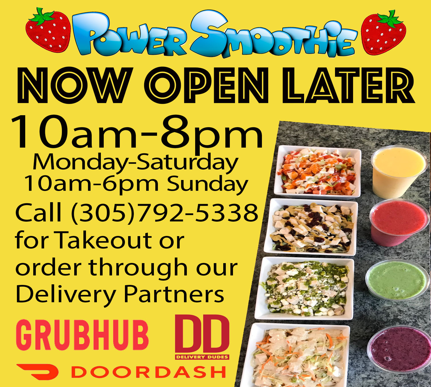 Power Smoothie Aventura 20475 Biscayne Blvd G-14, Aventura