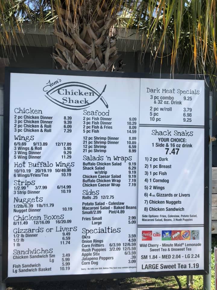 Tom's Chicken Shack 901 E Main St, Bartow