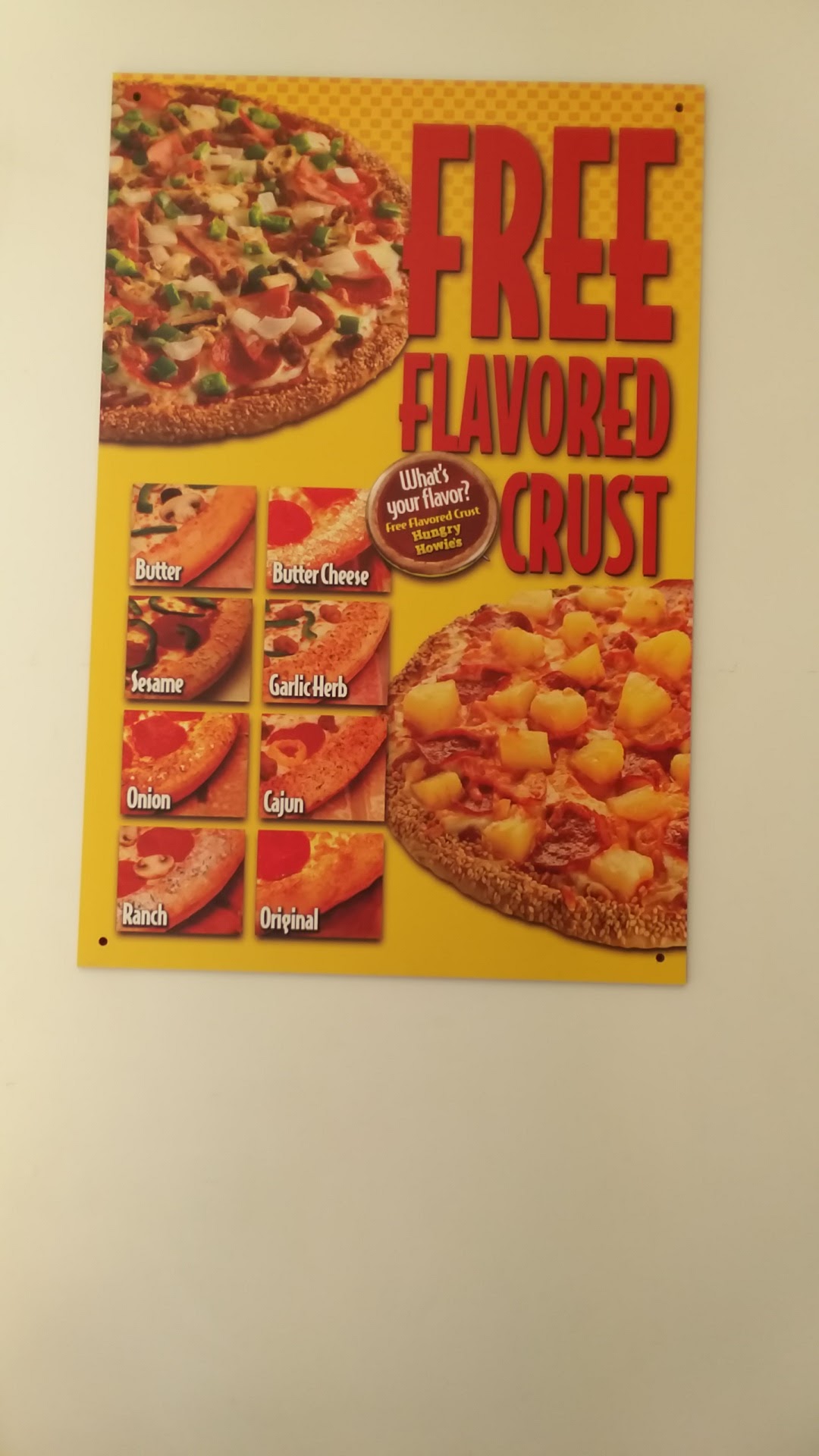 Hungry Howie's Pizza Menu