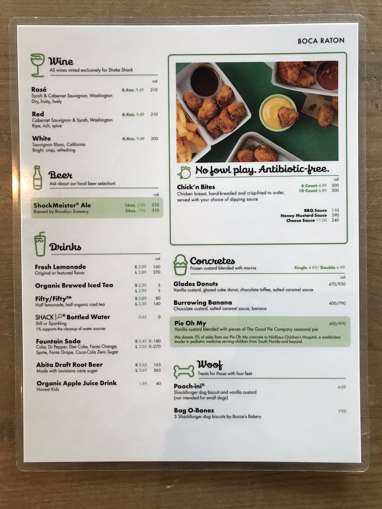 Shake Shack 1400 Glades Rd, Boca Raton