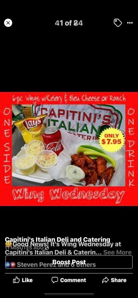 Capitini's Italian Deli and Catering 6453 W Rogers Cir N2, Boca Raton