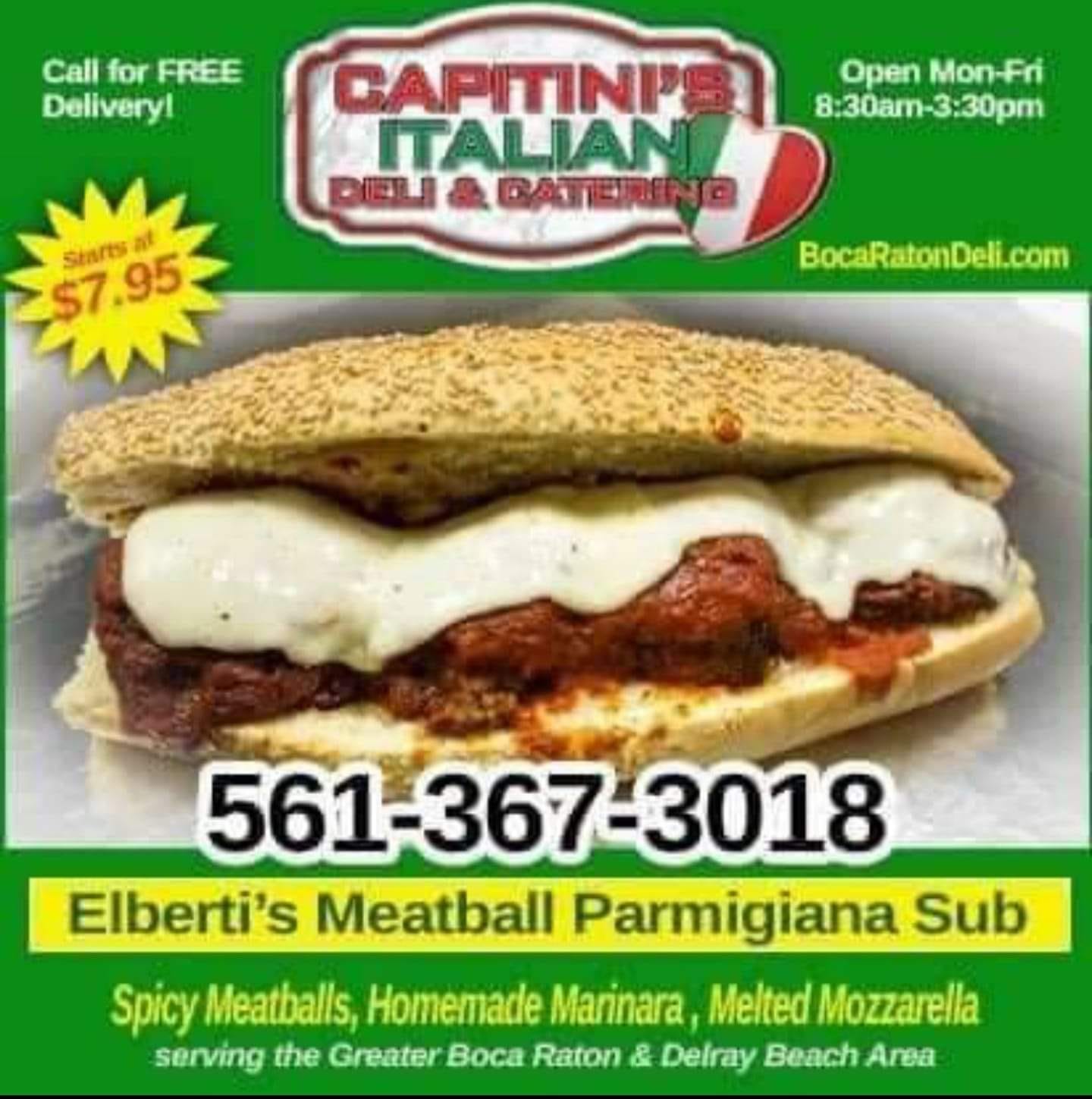 Capitini's Italian Deli and Catering 6453 W Rogers Cir N2, Boca Raton
