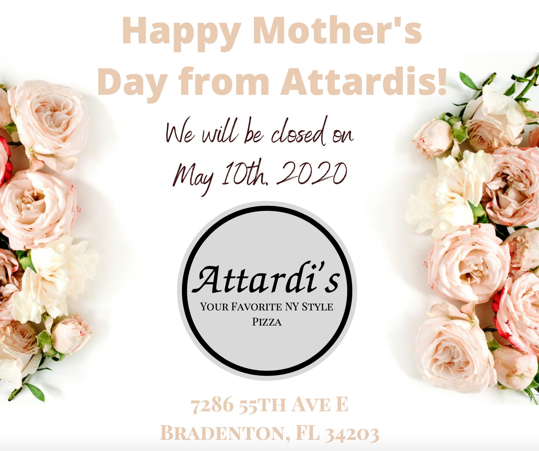 Attardi's Pizzeria 7286 55th Ave E, Bradenton