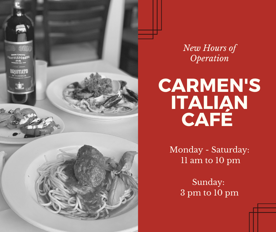 Carmen's Italian Cafe 515 27th St E # 9-10, Bradenton