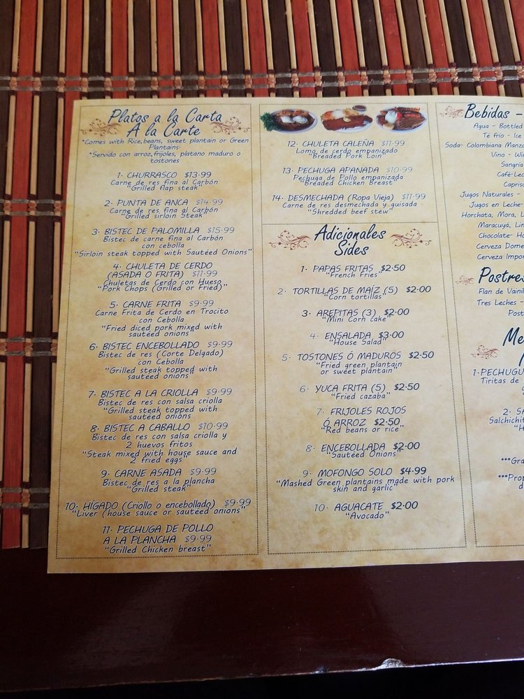 Sabor Latino Restaurant 6820 14th St W, Bradenton