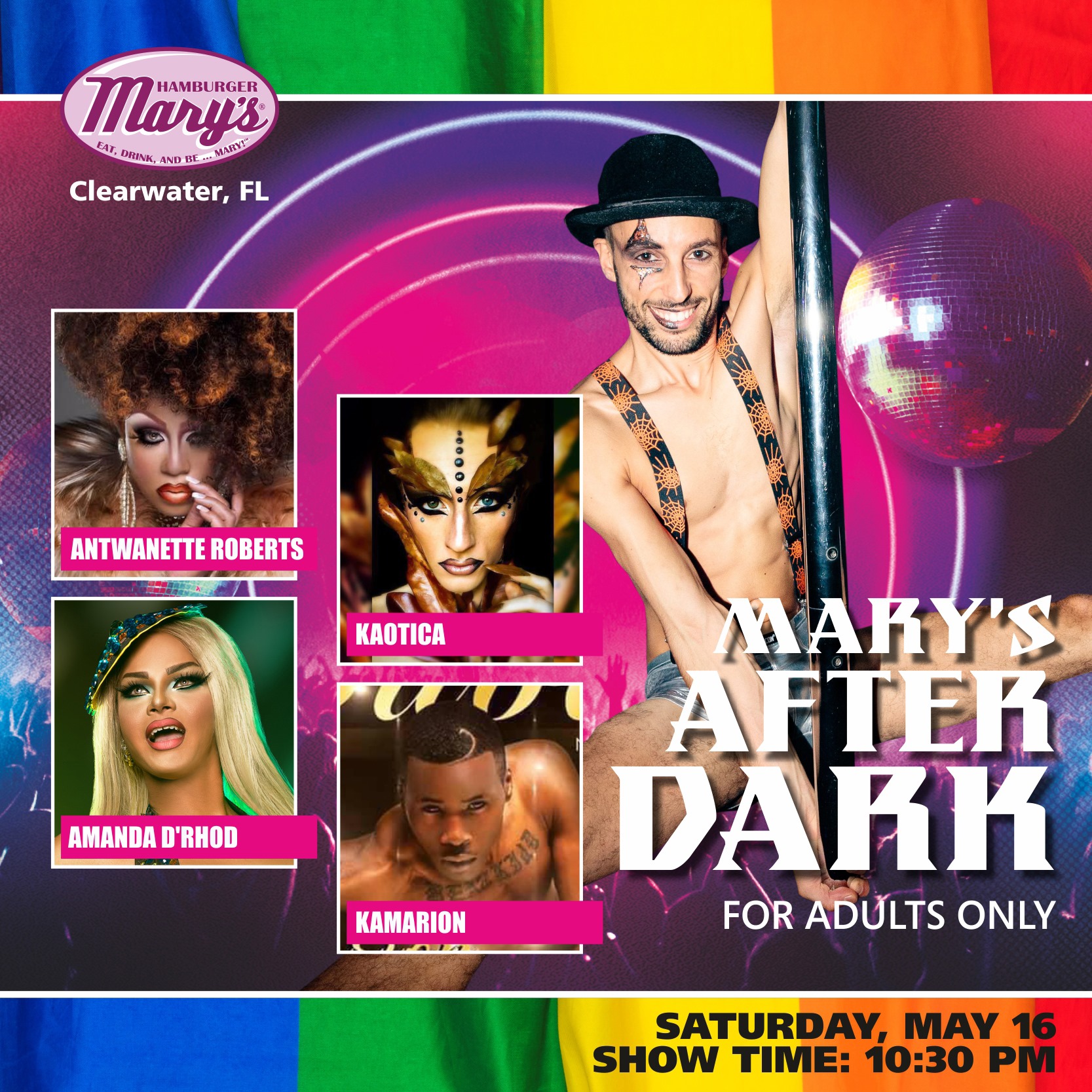 Hamburger Mary’s 28910 US-19, Clearwater